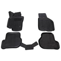 Ковры салонные модельные (высокий борт, 3D с подпятником) Aileron для Skoda Octavia (2004-2013)