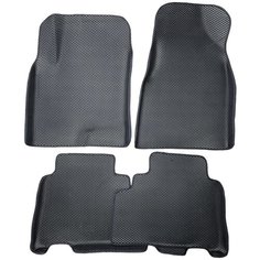 Автомобильные коврики ЕВА / EVA для Chevrolet Captiva (5 мест) 2006-2011 / Шевроле Каптива / 3D 3Д / черный Gallex