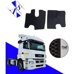 Автомобильные коврики EVA/ЕВА/ЭВА для КАМАЗ 5490 Нео/KAMAZ 5490 Neo 2013-н. в черный черный Avtoso