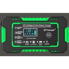 Автомобильное зарядное устройство Wiekk зелёный (RJTianye-6A green)