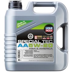 Полусинтетическое моторное масло LIQUI MOLY Special Tec AA 5W-20, 4 л, 1 шт.
