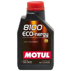 Синтетическое моторное масло Motul 8100 Eco-nergy 0W30, 1 л, 1 шт.