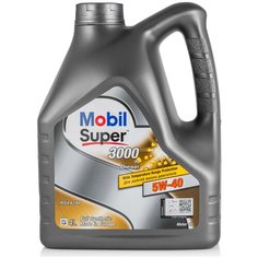 Синтетическое моторное масло MOBIL Super 3000 X1 Diesel 5W-40, 4 л, 1 шт.