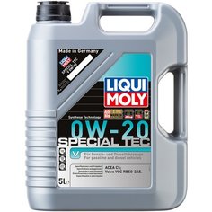 Синтетическое моторное масло LIQUI MOLY Special Tec V 0W-20, 5 л, 1 шт.