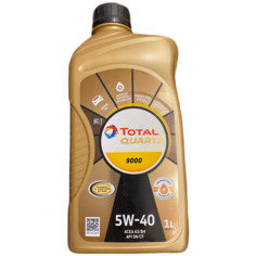 Синтетическое моторное масло TOTAL Quartz 9000 5W40, 1 л, 1 шт.