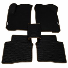 Автомобильные коврики ЭВА (EVA) для Omoda S5 / Омода S5 2022 - н. в. + 2 логотипа АвтоЕва.рф