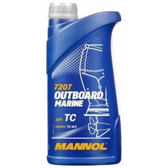 Минеральное моторное масло Mannol Outboard Marine, 1 л, 1 шт.