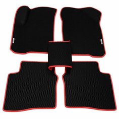 Автомобильные коврики ЭВА (EVA) для Omoda S5 / Омода S5 2022 - н. в. + 2 логотипа АвтоЕва.рф