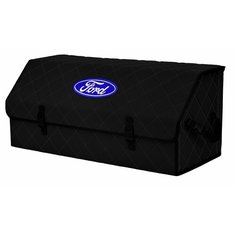 Органайзер-саквояж "Союз" в багажник Ford (Форд), размер XXL. Цвет: черный с черной прострочкой Ромб. A&P Групп