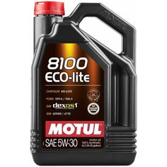 Минеральное моторное масло Motul 8100 Eco-lite 5W30, 4 л, 1 шт.