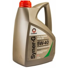 Синтетическое моторное масло Comma Syner-G 5W-40, 4 л, 1 шт.