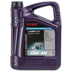 Синтетическое моторное масло ROWE Hightec Synth RS SAE 0W-40, 4 л, 1 шт.