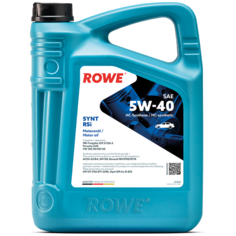 Синтетическое моторное масло ROWE Hightec Synt RSi SAE 5W-40, 5 л, 1 шт.