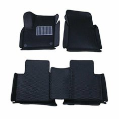 Автомобильные коврики ЭВА (EVA) для Geely Monjaro / Джили Монджаро с 3D бортами 2021 - н. в. + подпятник АвтоЕва.рф