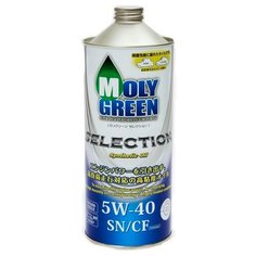 Синтетическое моторное масло MolyGreen Selection 5W-40 SN/CF, 1 л, 1 шт.