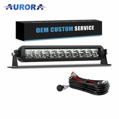 Светодиодная балка AURORA ALO-S5-10-P7E7D прожектор на крышу, дневные ходовые огни, противотуманные фары, дополнительный свет