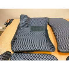 3D eva ковры с бортами на автомобиль Hyundai Getz 2002-2011 Эва коврики на Хендай Гетц Carply