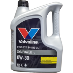 Синтетическое моторное масло VALVOLINE SynPower FE 0W-30, 4 л, 1 шт.