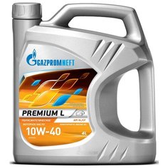 Полусинтетическое моторное масло Газпромнефть Premium L 10W-40, 4 л, 1 шт.