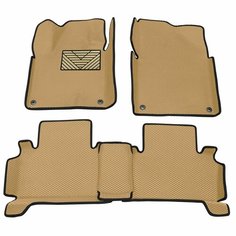 Автомобильные коврики ЭВА (EVA) для GEELY COOLRAY / Джили Кулрей с 3D бортами 2019 - н. в. + подпятник АвтоЕва.рф