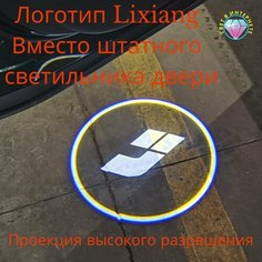 Проекция логотипа авто/проводная подсветка логотипа Lixiang/Светильник высокого разрешения с двери авто (2 шт.-левый и правый)) Gala Premium LED