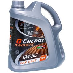 Полусинтетическое моторное масло G-Energy Far East Synthetic 5W-30, 4 л, 1 шт.