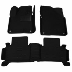 Автомобильные коврики ЭВА (EVA) для GEELY COOLRAY / Джили Кулрей с 3D бортами 2019 - н. в. + подпятник АвтоЕва.рф