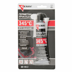 Герметик прокладок высокотемп. нейтральный чёрный RTV SILICONE KERRY 85 г