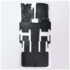 EVA коврики для автомобиля с бортами KIA CARNIVAL 4 (Киа Карнивал 4) Южная Корея 9 мест 2020-Н. В.