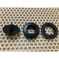 Крепеж вкрутка ( клипсы) для ковриков универсальный Oval (крепление в пол + клипса на коврик) Нет бренда