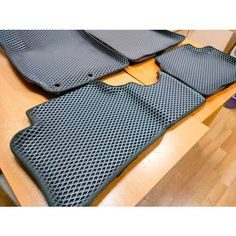 3D Eva коврики с бортами Киа Рио 4 Kia Rio Hyundai Solaris II 2017-н в Эва Солярис 2 Carply