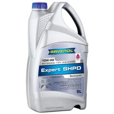 Полусинтетическое моторное масло RAVENOL Expert SHPD 10W-40, 5 л