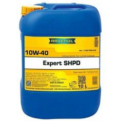 Полусинтетическое моторное масло RAVENOL Expert SHPD 10W-40, 10 л