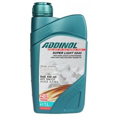 Синтетическое моторное масло ADDINOL Super Light 0540 SAE 5W-40, 1 л, 1 шт.