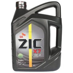 Синтетическое моторное масло ZIC X7 DIESEL 10W-40, 6 л, 1 шт.