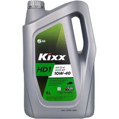 Синтетическое моторное масло Kixx HD1 10W-40, 6 л, 1 шт.