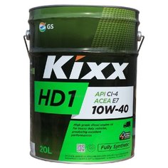 Синтетическое моторное масло Kixx HD1 10W-40, 20 л, 1 шт.