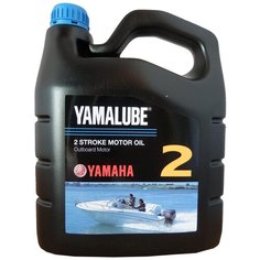 Минеральное моторное масло Yamalube 2 Stroke Motor Oil, 4 л