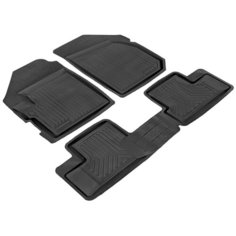 Коврики в салон для Daewoo Matiz (98-), резина, с перемычкой, 4 шт. Sei Ntex
