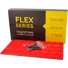 Подпятник для автомобильных ковриков FLEX SERIES 25х15 см Красный Eva.Center