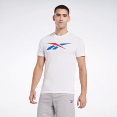 Футболка спортивная Reebok Спорт, размер M, белый