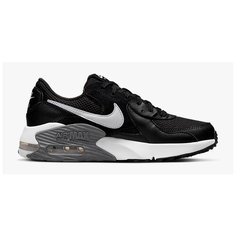 Кроссовки NIKE WMNS AIR MAX EXCEE, полнота F (EU)/ на среднюю стопу, размер 7US, черный/темно-серый/белый
