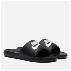 Шлепанцы NIKE Victori One, размер 6 US, черный/белый