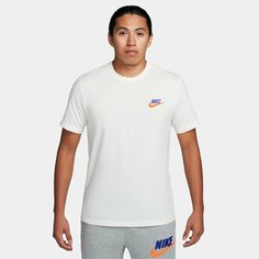 Футболка NIKE M NSW TEE CLUB+ LBR, размер S, белый