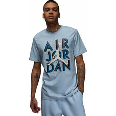 Футболка NIKE Jordan Brand Jumpman Stack Tee, размер XL, голубой