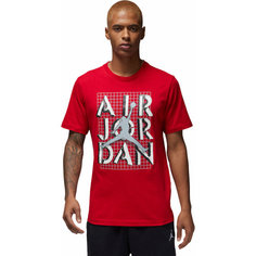 Футболка NIKE Jordan Brand Jumpman Stack Tee, размер S, красный