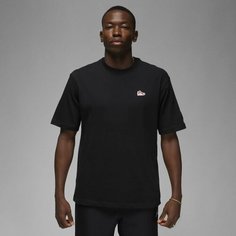 Футболка NIKE M J BRAND SNKR PTCH SS CREW, размер M, черный