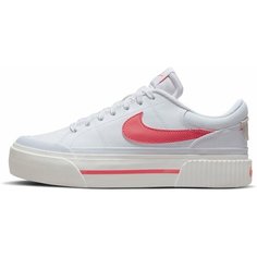 Кеды NIKE Court Legacy Lift, полнота F (EU)/ на среднюю стопу, размер 5,5 US, белый