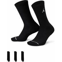 Носки NIKE, комплект, 3 пары, размер XL INT, черный