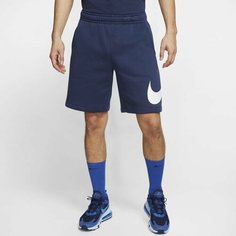 Шорты спортивные NIKE M NSW CLUB SHORT BB GX, размер S, синий